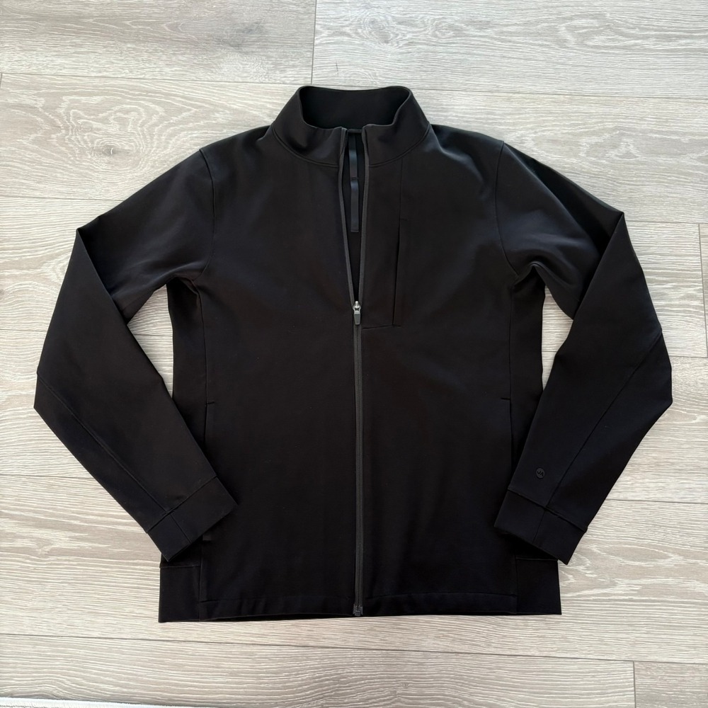 Jack Archer Womens Black Full Zip Everyday Comfort Mock‎ Neck Legacy Jacket M